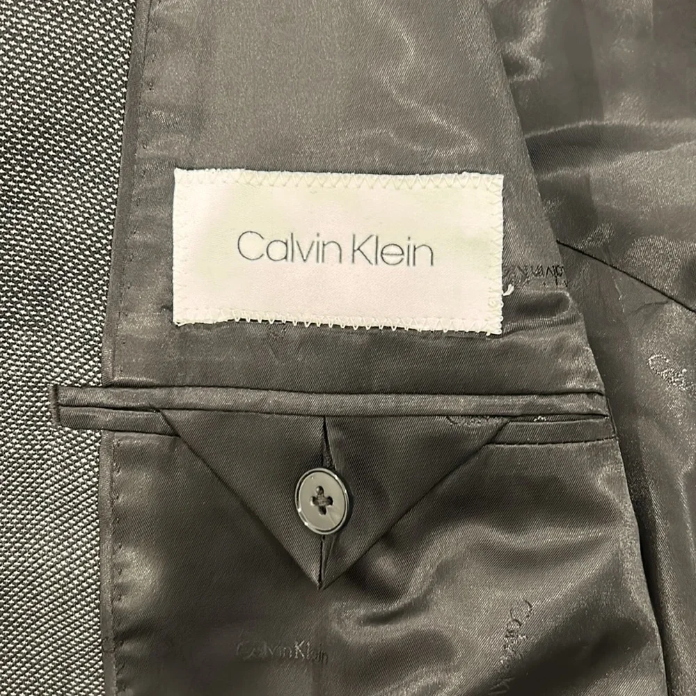 Calvin Klein Slim Fit Jacket, Size 46 Regular